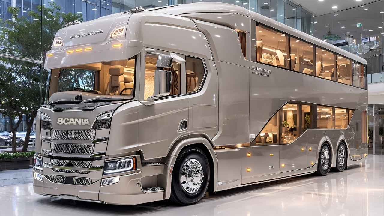 Scania TITAN 2026: La Impresionante Casa Rodante Doble Piso 6x6 de Lujo Extremo