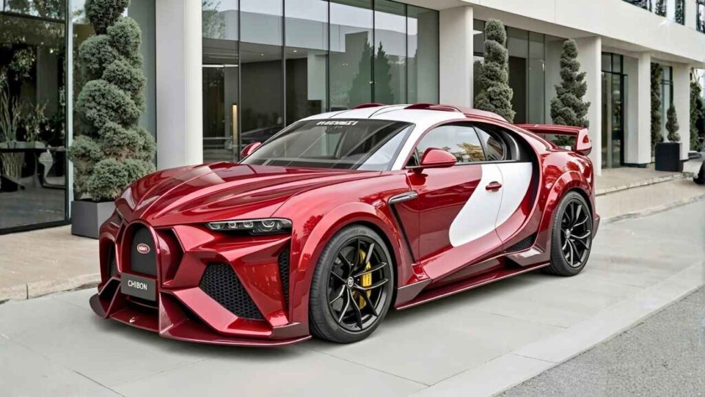 Bugatti Chiron Super Sport con Fibra de Carbono Roja: Lujo y Potencia Extrema