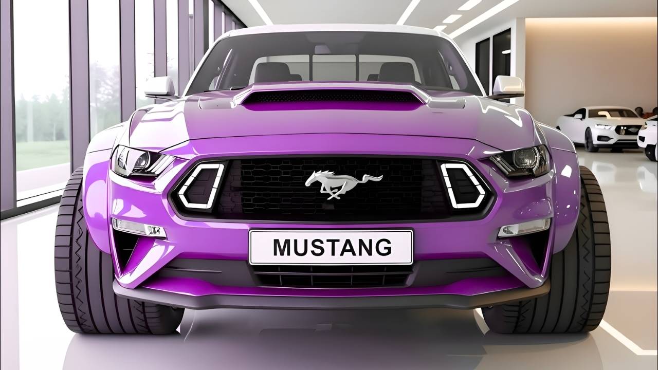 Ford Mustang Color Magenta: Diseño Deportivo y Estilo Personalizado Impactante